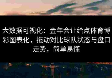 大数据可视化：金年会让给点体育博彩图表化，拖动对比球队状态与盘口走势，简单易懂