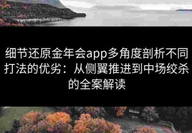 细节还原金年会app多角度剖析不同打法的优劣：从侧翼推进到中场绞杀的全案解读