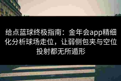 给点蓝球终极指南：金年会app精细化分析球场走位，让弱侧包夹与空位投射都无所遁形