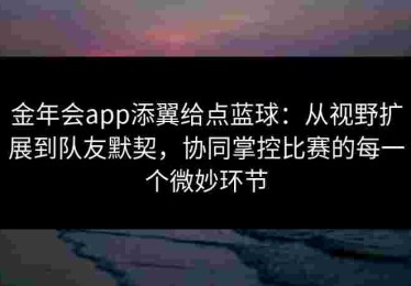 金年会app添翼给点蓝球：从视野扩展到队友默契，协同掌控比赛的每一个微妙环节