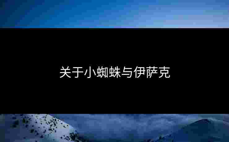 关于小蜘蛛与伊萨克